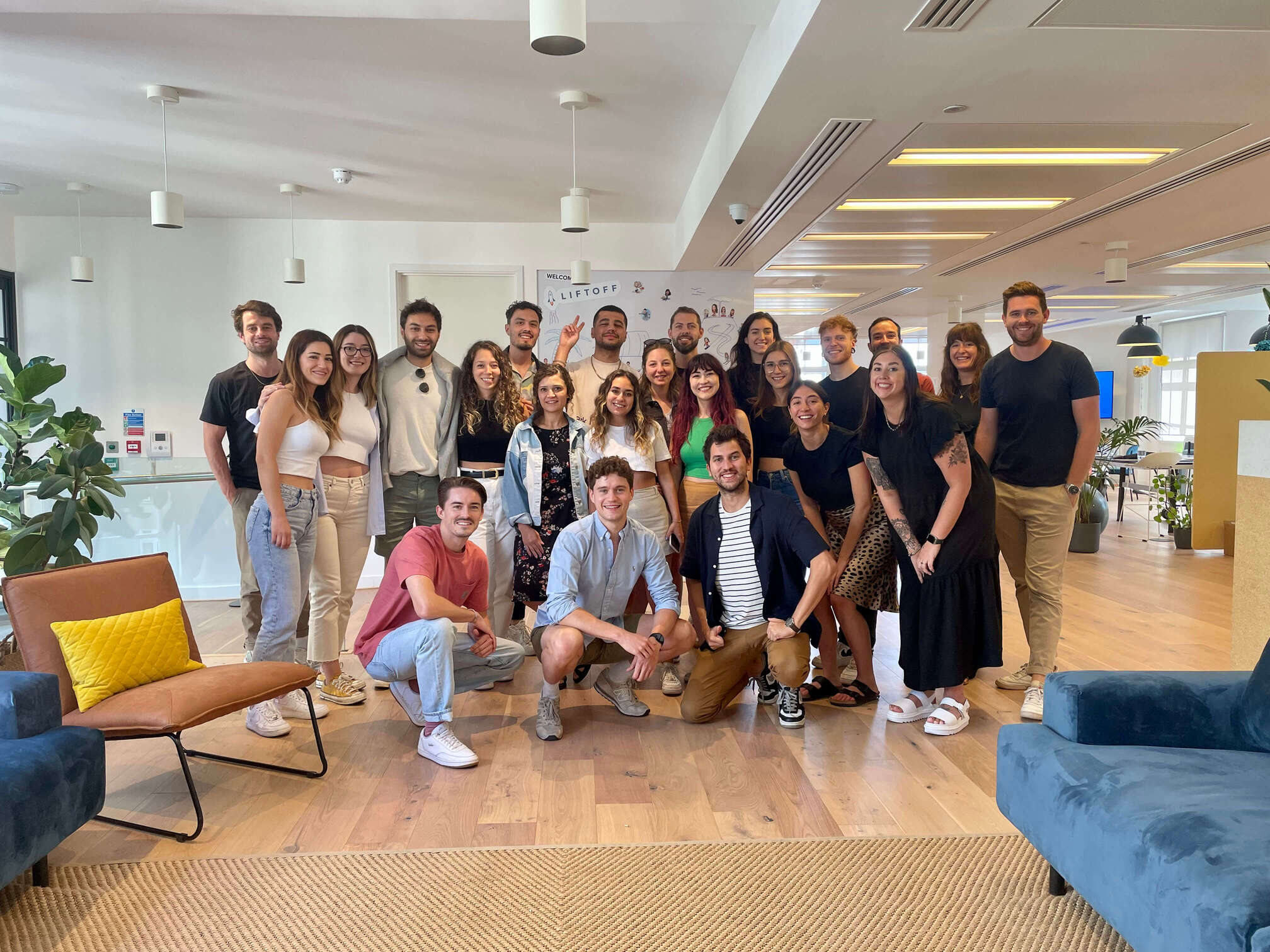 Marketing Team at Liftoff Mobile headquarters, August 2022